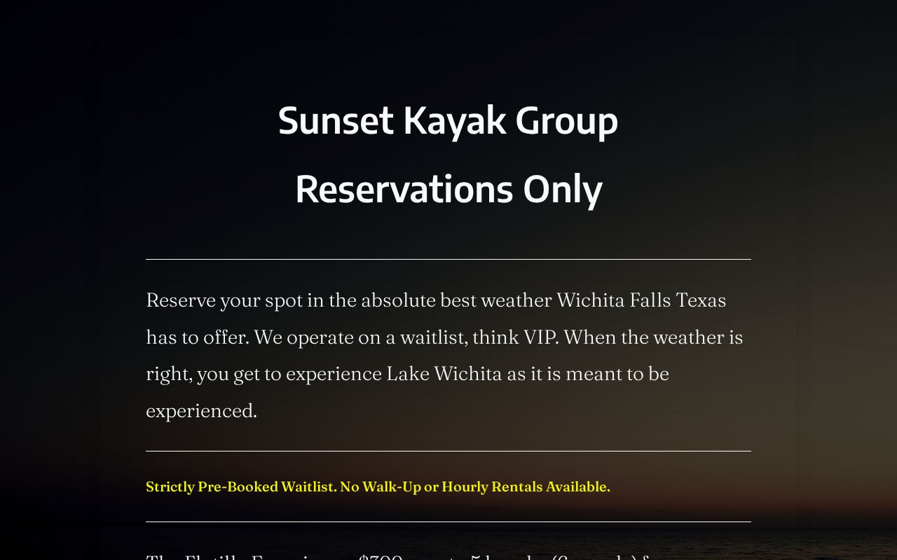 Puddle Pilots LLC | Kayak Rentals in Wichita Falls, TX